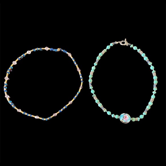 handmade Jewelry - SOLD- 2/$25- Artisan-made beaded necklaces